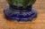 Antique Annamese Blue & Green Glazed Ceramic Garden Seat on Shaped Base For Sale - Image 10 of 13