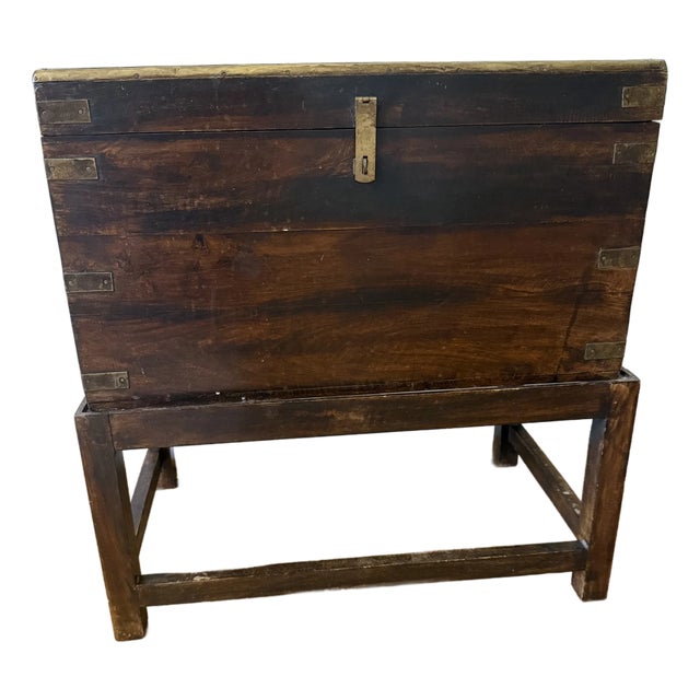 Vintage Box on Stand For Sale