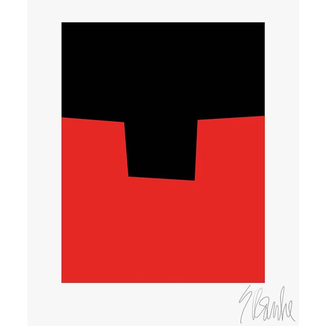 Black Joins Red Fine Art Print 30" X 40" by Liz Roache For Sale In Boston - Image 6 of 6