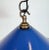 Mid-Century Modern Industrial Blue Enamel Factory Pendant Lamp, 1950s For Sale - Image 3 of 18