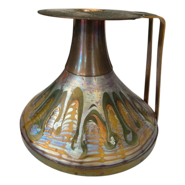 Phenomenon Genre 358 Candleholder from Loetz Witwe, 1890s For Sale