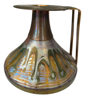 Phenomenon Genre 358 Candleholder from Loetz Witwe, 1890s