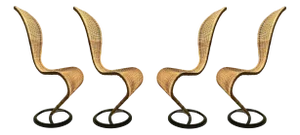 S-Chair by Tom Dixon from Cappellini, 1990s, Set of 4