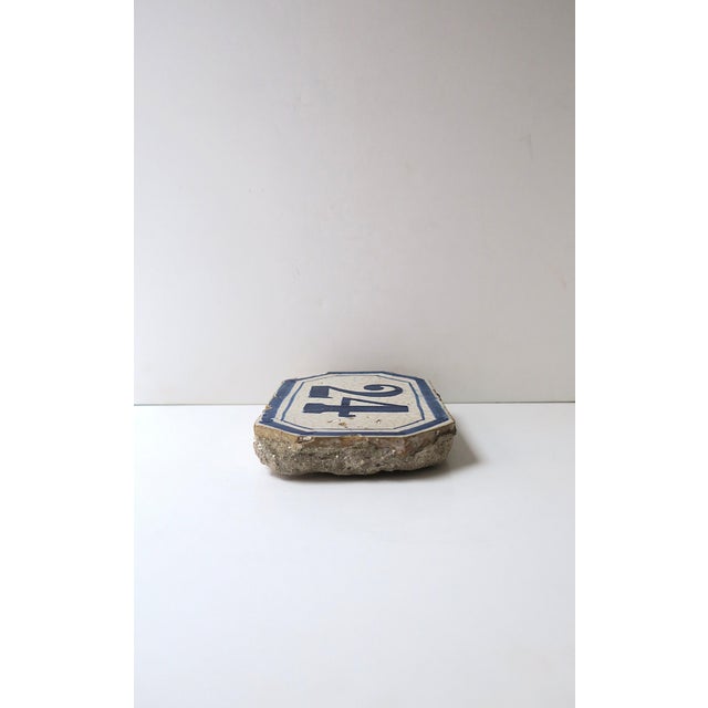 French Outdoor Sign Plaque Number, France, Mid‑20th Century For Sale - Image 4 of 7