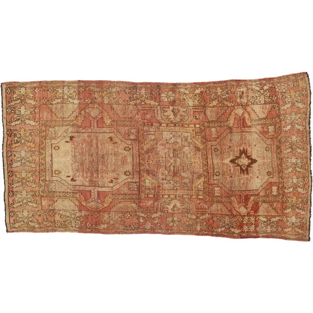 Distressed Vintage Turkish Gallery Rug - 6'6 X 13' For Sale In Dallas - Image 6 of 7