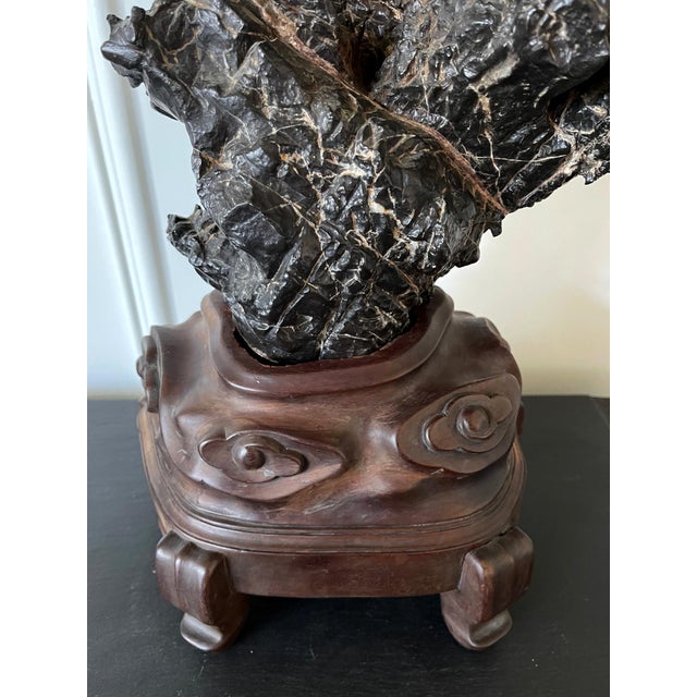 Large and Substantial Chinese Scholar Rock on Display Stand For Sale - Image 13 of 18