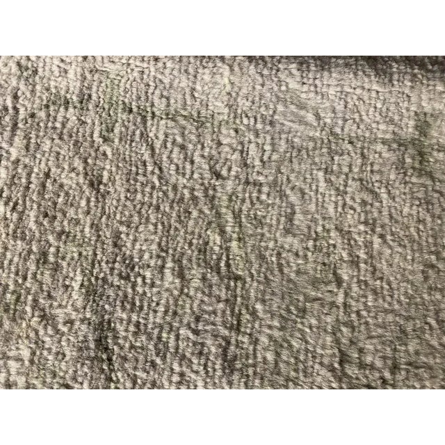 Gray Color Hand Knotted Moroccon Rug For Sale - Image 9 of 10