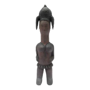 Early 20th Century Tribal Wood Carved Statue