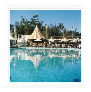 Slim Aarons, "Poolside Reflections," January 1, 1957 Getty Images Gallery Framed Art Print