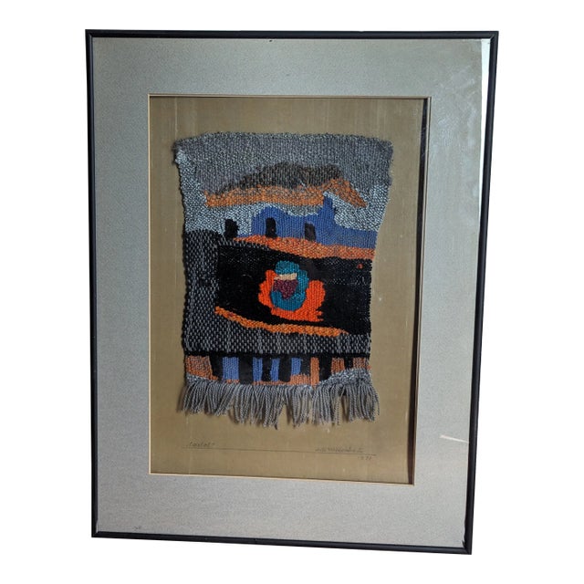 1970s Lili Wildenhain Woven Art Picture For Sale