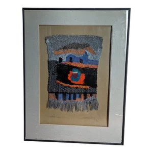 1970s Lili Wildenhain Woven Art Picture