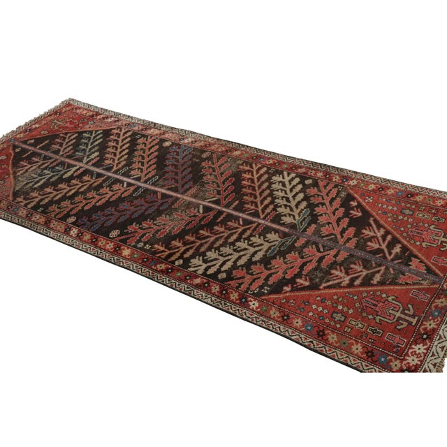 Rug & Kilim Antique Persian Runner Rug With Polychromatic Floral Patterns - Rug & Kilim For Sale - Image 4 of 8
