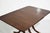 Mid Century Regency Style Mahogany Drop-Leaf Dining Table With Brass Capped Feet For Sale - Image 9 of 13