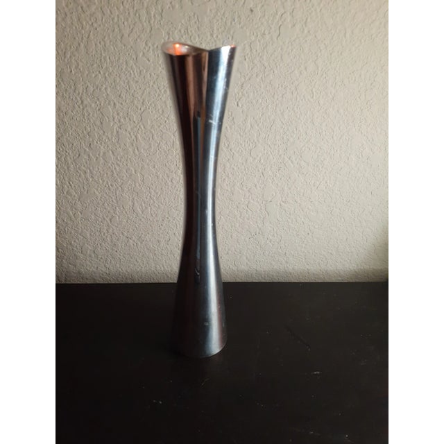 1970s Nambe Studio Deco Vase For Sale In Dallas - Image 6 of 6