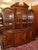 1990s Century Furniture Georgian Style Flame Mahogany Bookcase Cabinet Breakfront For Sale In New York - Image 6 of 11