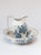 French Peonies Earth of Iron Blue Aguamanil and Jofaina from Lonwgy, 1890s, Set of 2 For Sale - Image 10 of 11