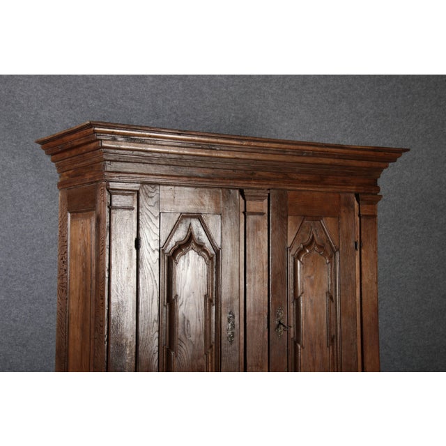 Antique Baroque Cabinet with Bastion Panels, 1730 For Sale - Image 15 of 18