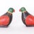 Pair of Anglo Indian Carved and Painted Wood Parrots For Sale - Image 4 of 10