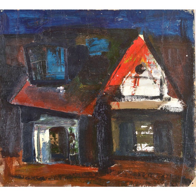Aleksandr Rodin, Double-Sided Landscape, 1980s, Oil on Board For Sale - Image 10 of 10