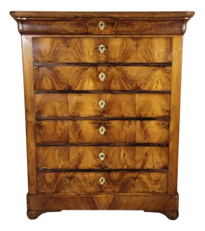 Large Louis Philippe Weekly Chest of Drawers