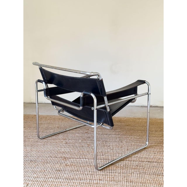 Wassily B3 Lounge Chair attributed to Marcel Breuer for Gavina, 1970s For Sale - Image 11 of 18