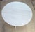Rustic European Vintage Whitewashed Drop-Leaf Round Accent Table in the Swedish Country Style For Sale - Image 3 of 8