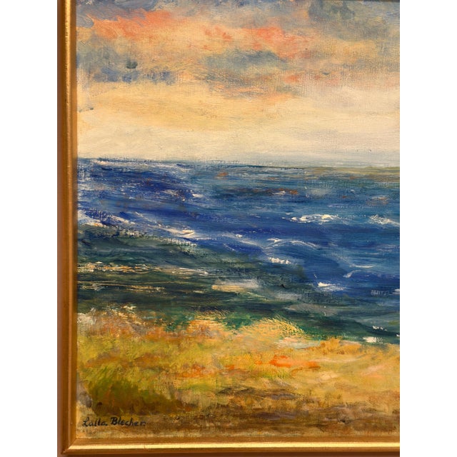 Modern Lalla Blecher, Landscape, 1950s, Oil on Canvas, Framed For Sale - Image 3 of 18