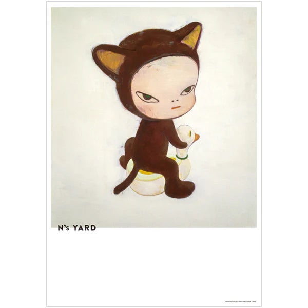 Yoshitomo Nara, Harmless Kitty, 2021 Framed in a Black Box Frame Offset print on paper 51.5 × 36.4 cm (20 3/10 × 14 2/5...
