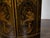 English 19th Century Black and Gold Lacquered Chinoiserie Corner Cabinet For Sale - Image 4 of 12