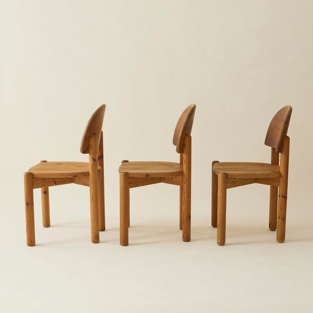 Rainer Daumiller Danish Pine Dining Chairs, Set of 6, 1970's For Sale - Image 4 of 11