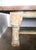 Rustic Painted Dining Table W/ Herringbone Pattern Top For Sale - Image 13 of 16