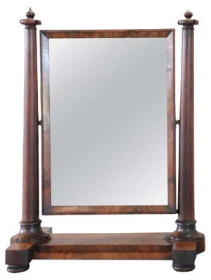 Antique Mahogany Dressing Table Mirror, 1800s