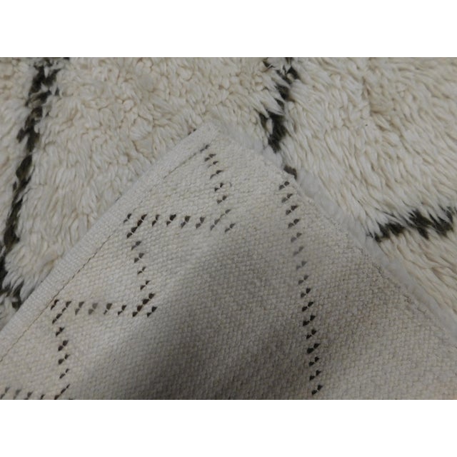 Vintage Moroccan Rug With Shaggy Pile. 10'4"x 8'3" For Sale - Image 14 of 15