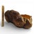 Mid-Century Modern Scandinavian Hand-Carved Birch Burl Bowl, 1950s For Sale - Image 4 of 8