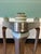 Contemporary Post Modernist Aluminum and Glass Center Table For Sale - Image 3 of 10
