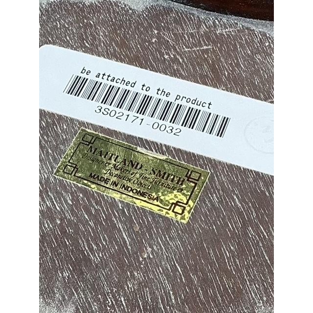 Wood Vintage Maitland Smith Inlay Side Table For Sale - Image 7 of 12