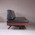 Black Vinyl and Wood Sofa, 1970 For Sale - Image 3 of 12