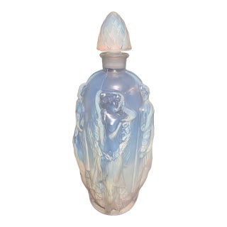 Marius Ernest Sabino French Art Glass Perfume Bottle For Sale