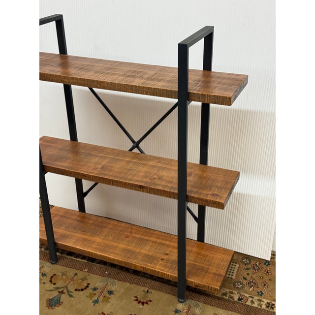 Industrial Style Bookshelf For Sale - Image 11 of 12