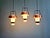 Scandinavian Pendant Lights in White Opaline and Copper Metal, 1960s, Set of 3 For Sale - Image 16 of 18