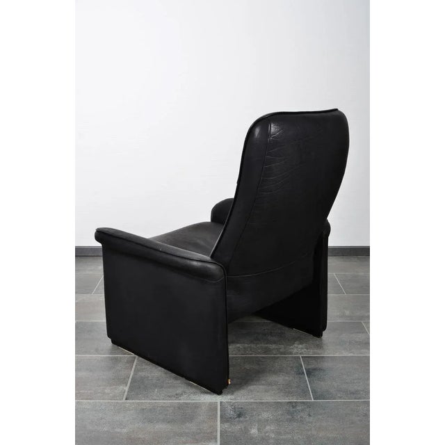 Black Leather DS50 Armchair from de Sede, 1980s For Sale - Image 6 of 11