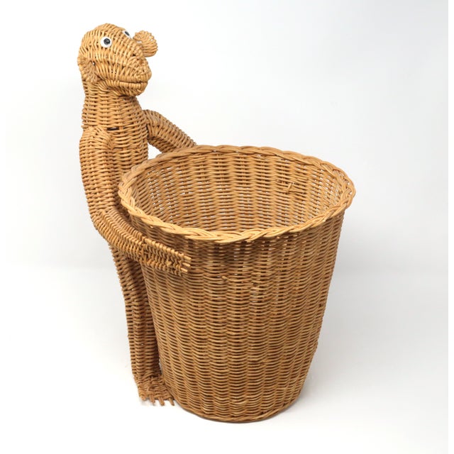 Mario Lopez Torres Monkey Waste Basket Or Trash Can Chairish