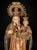 A finely carved Spanish Virgin and Child sculpture dating to the early 16th century, executed in polychromed and gilded...