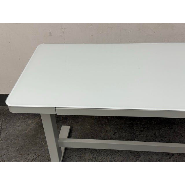 White Tresanti Geller Adjustable Height Desk For Sale - Image 8 of 12