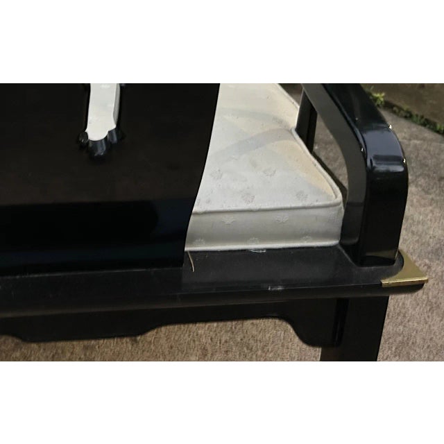 James Mont Style Chinoiserie Ming Horseshoe Chairs Attributed to Century Furniture - A Pair For Sale - Image 9 of 11