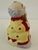 1970s Vintage 1970s Bisque Porcelain Clown With Cello Bell For Sale - Image 5 of 9