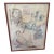 1977 Douglas James Johnson Original Drawing "Auden Group" in Museum Bark Frame For Sale