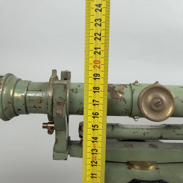 Optical Instrument Topographic Level Telescope in Brass For Sale - Image 11 of 12