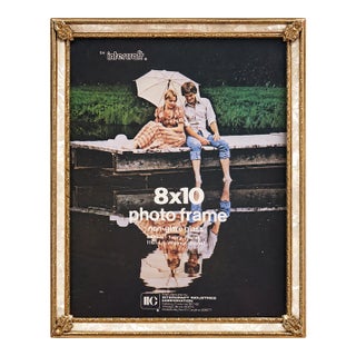 Vintage Gold-Tone Frame With Non-Glare Glass, Circa 1980s For Sale
