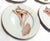 Late 20th Century Vintage Fitz & Floyd Japan 'Coquille' Ceramic Salad Plates- Set of 5 For Sale - Image 5 of 13